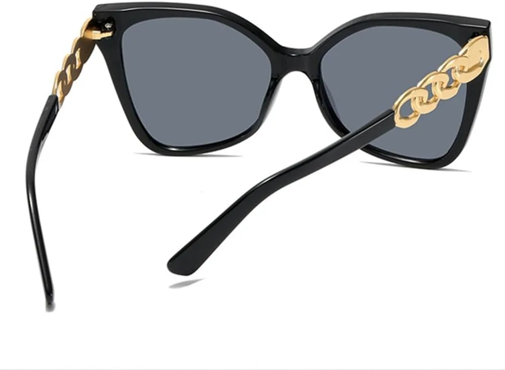 

Винтажные солнцезащитные очки «кошачий глаз» для женщин, градиентная оправа, роскошные солнцезащитные очки с защитой от УФ-излучения UV400 LVTFCO, Purple