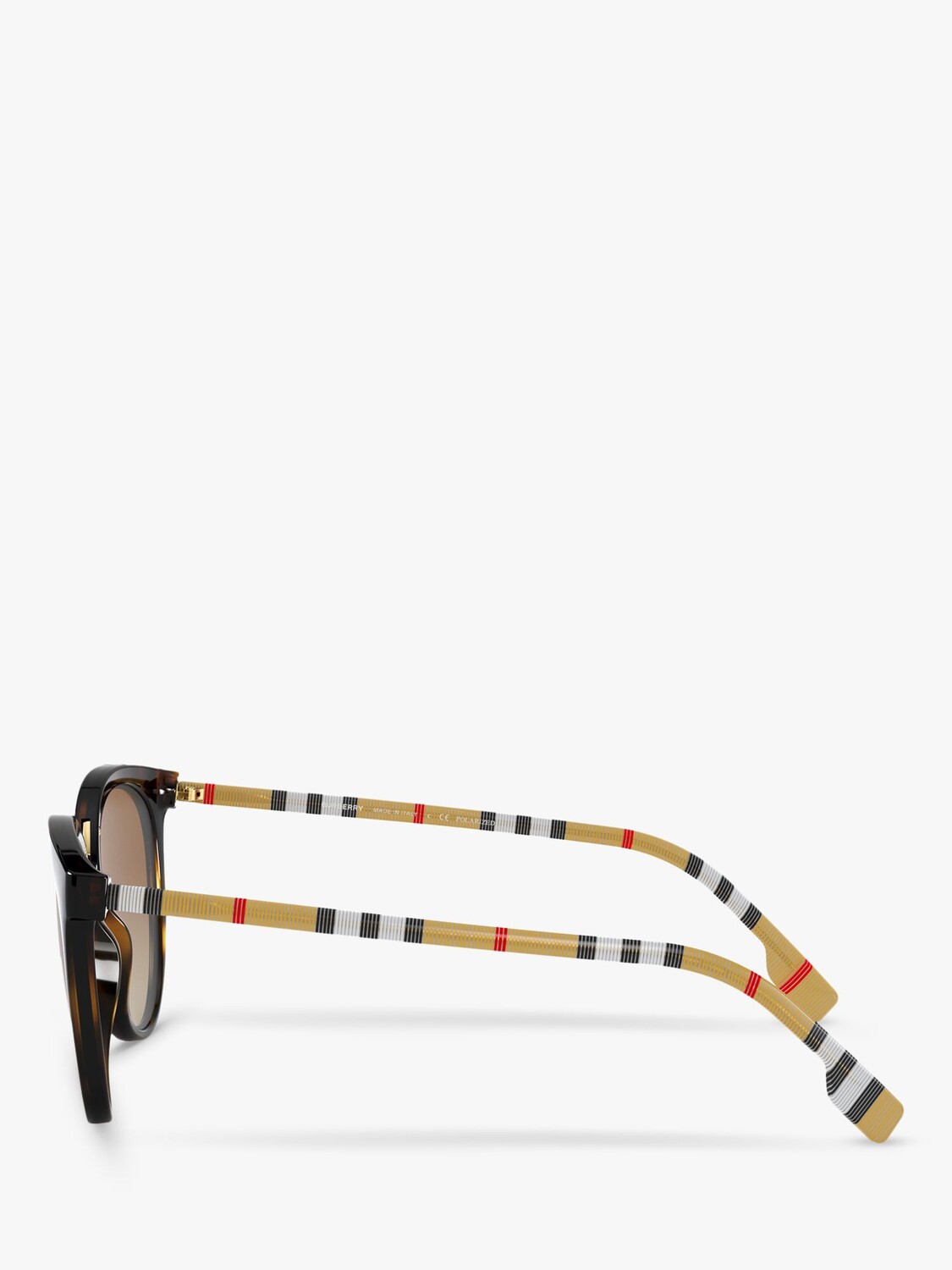 Burberry BE4316 Женские поляризованные овальные солнцезащитные очки, темно-гаванский/коричневый с градиентом — фото 4