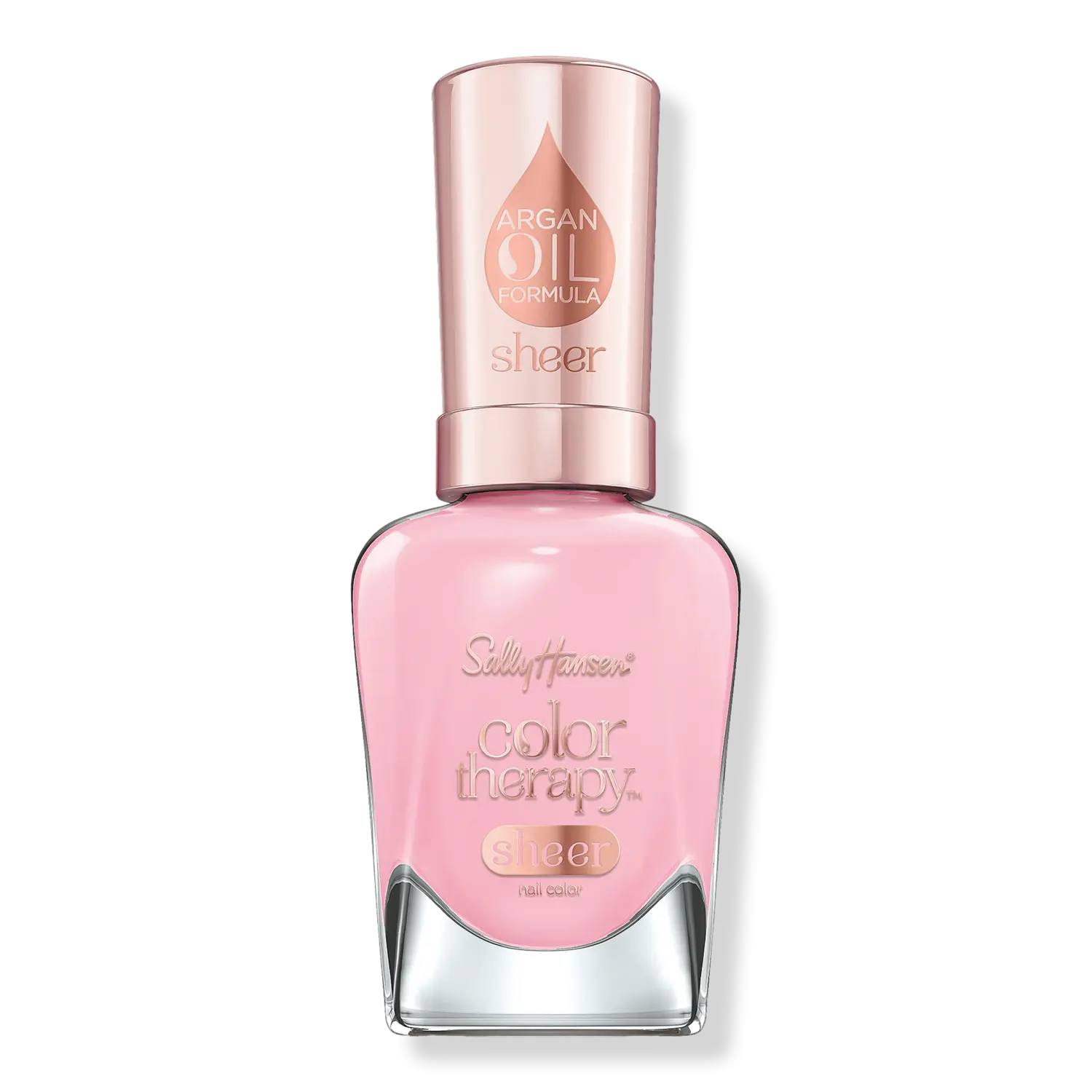 

Лак для ногтей Color Therapy Sally Hansen, Tulle Much (light bubble gum pink)