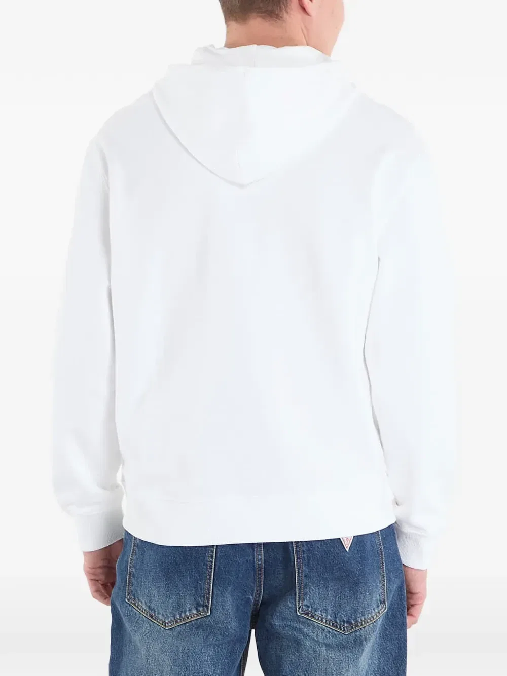 Худи Terry Monologo Calvin Klein, белый — фото 3