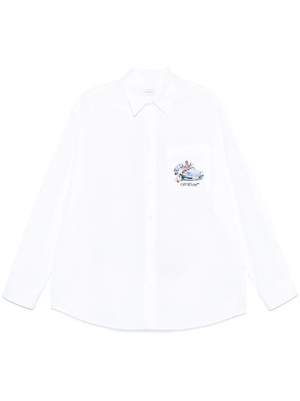 

Рубашка Fresco Arrow OFF-WHITE, белый