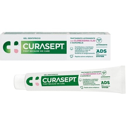 

Зубная паста Curasept ADS Astringent Treatment с хлоргексидином 0,20% 75 мл