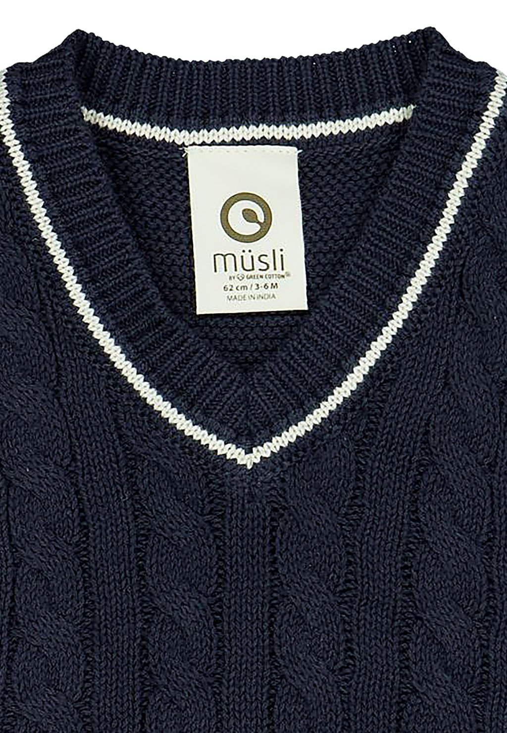 Топ без рукавов Müsli by GREEN COTTON, темно-синий — фото 3