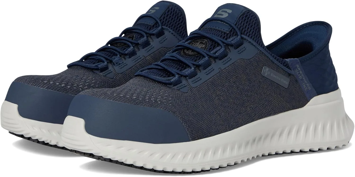 Мужские кроссовки Skechers Tilido ESD Comp Toe, темно-синий — фото 2