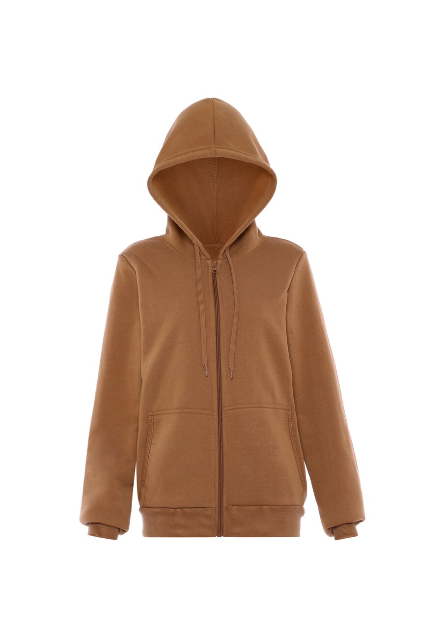 

Толстовка с капюшоном на молнии Colina Zip-Up Hoodie, карамельный