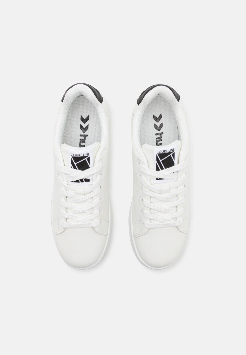 Кроссовки на шнуровке COURT LINE UNISEX Hummel, белый — фото 4