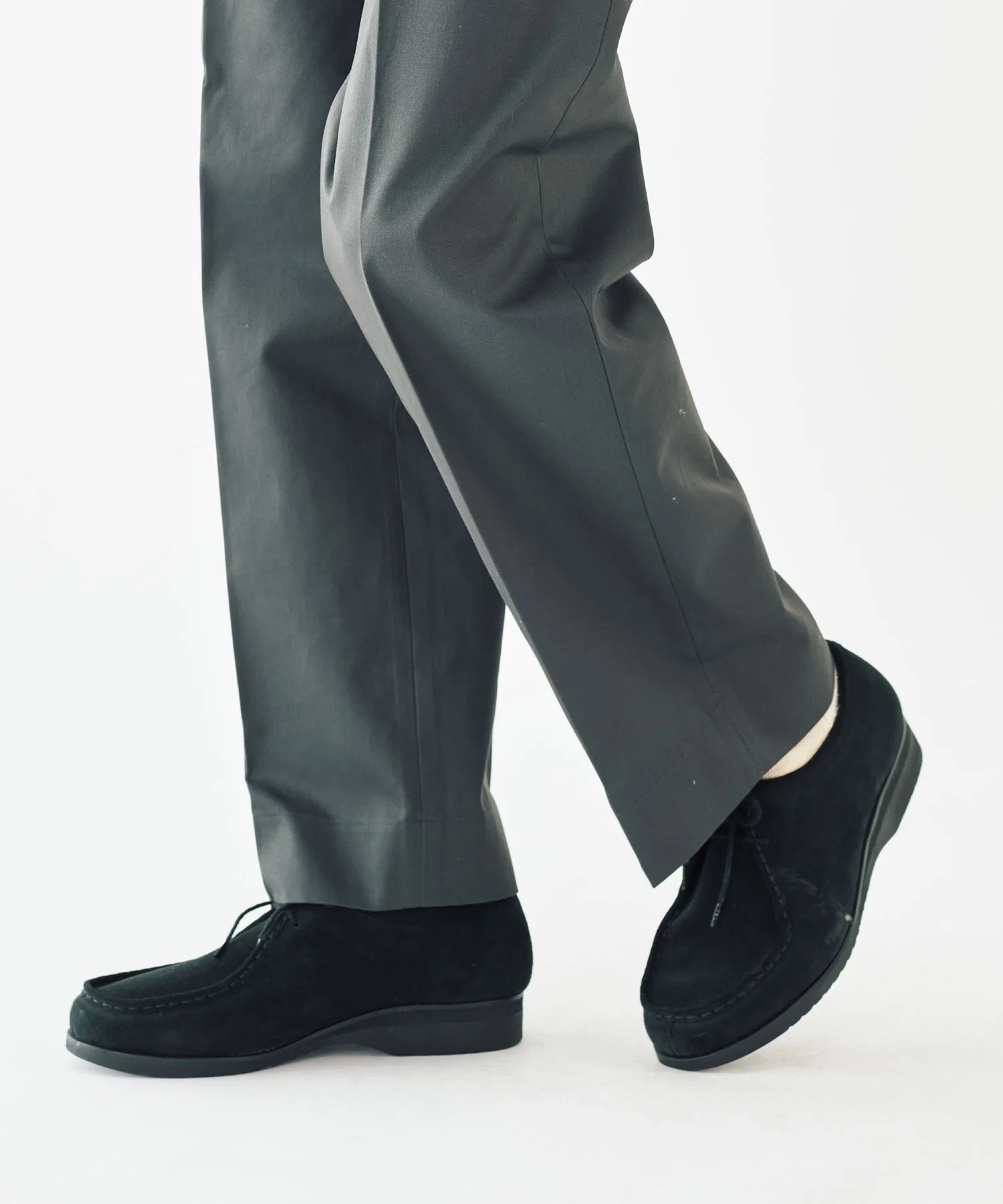 Мужские кроссовки Clarks Wallabee Black Suede