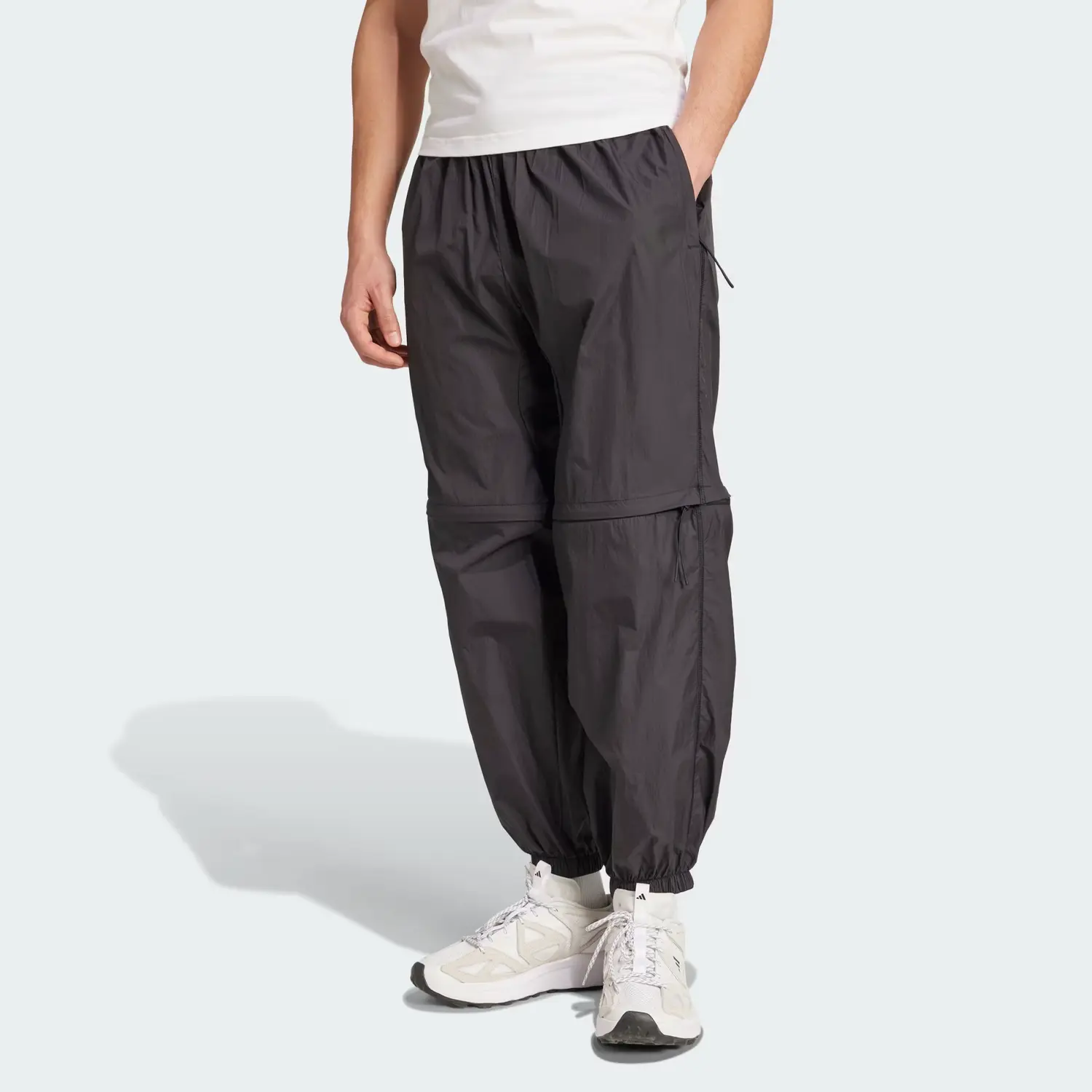 AdiClub City Escape Premium Zip Off Cargo Pants Adidas, черный — фото 3