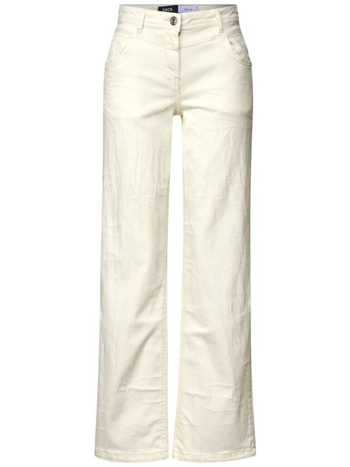 

Джинсы светло-бежевого цвета Cecil