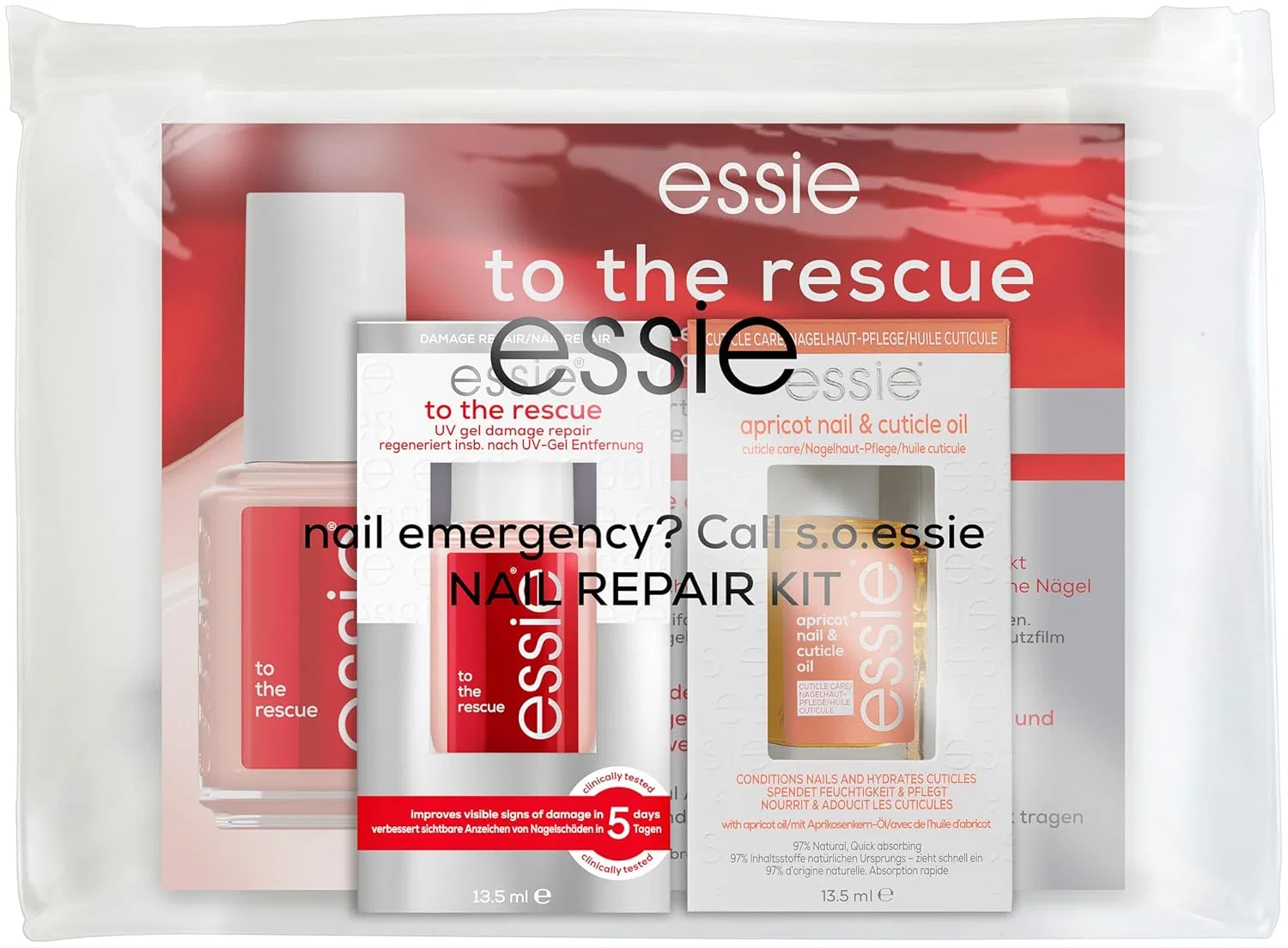 Набор для восстановления ногтей Nail Rescue Kit от essie Essie