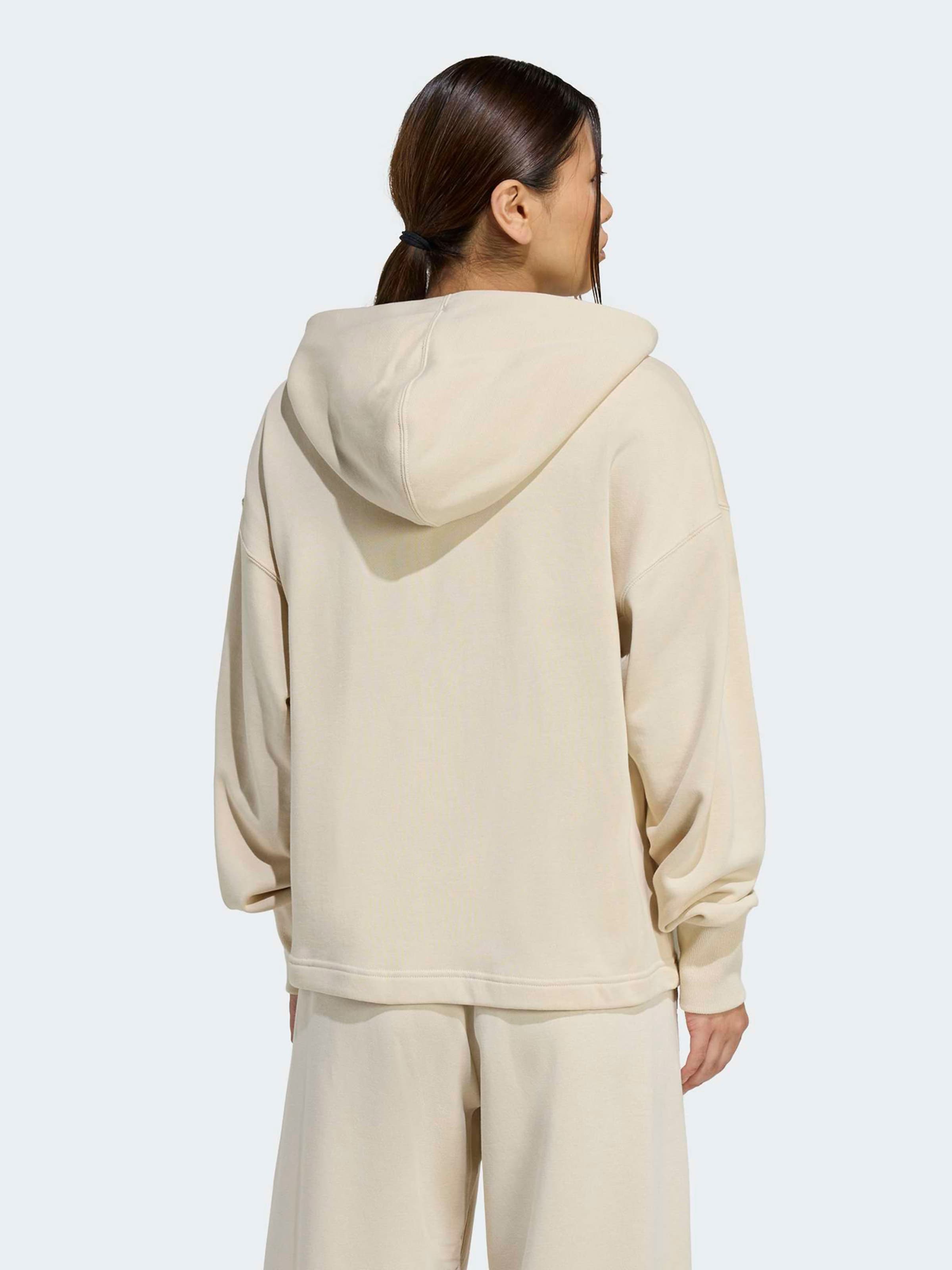 Adidas Sportswear Атлетическая худи на молнии 'ALL SZN' в бежевом цвете — фото 3