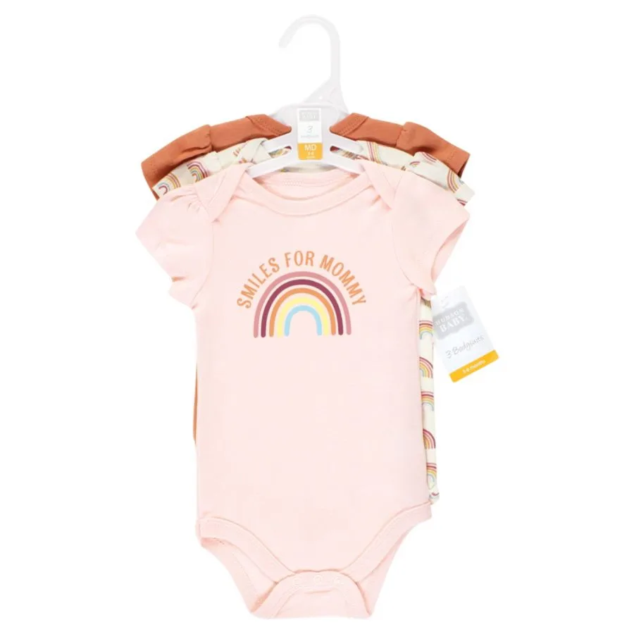 Комплект из 3 хлопковых боди Hudson Baby, Sunshine Rainbows — фото 2