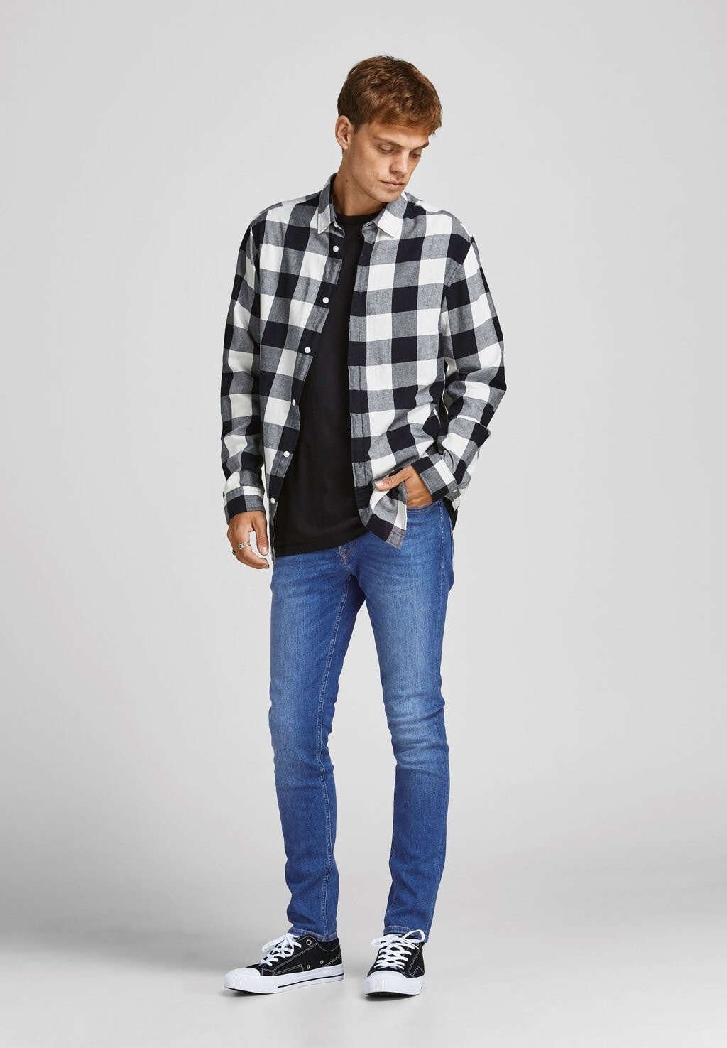 

Джинсы Skinny Fit JJILIAM JJORIGINAL Jack & Jones, синий деним