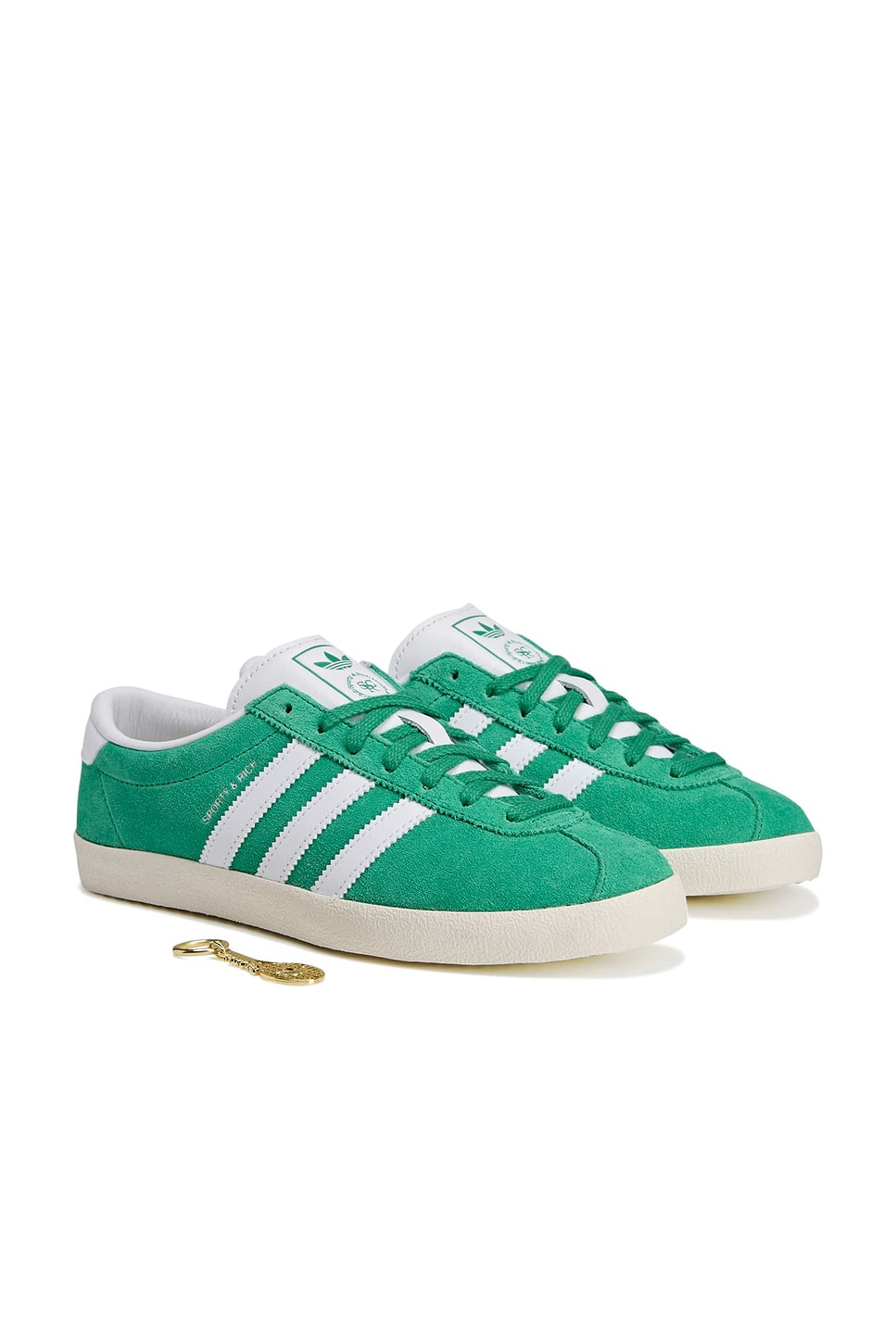 Спортивные кроссовки Sporty & Rich Blanc Adidas Originals, Court Green, Ftwr White, & Off White — фото 2