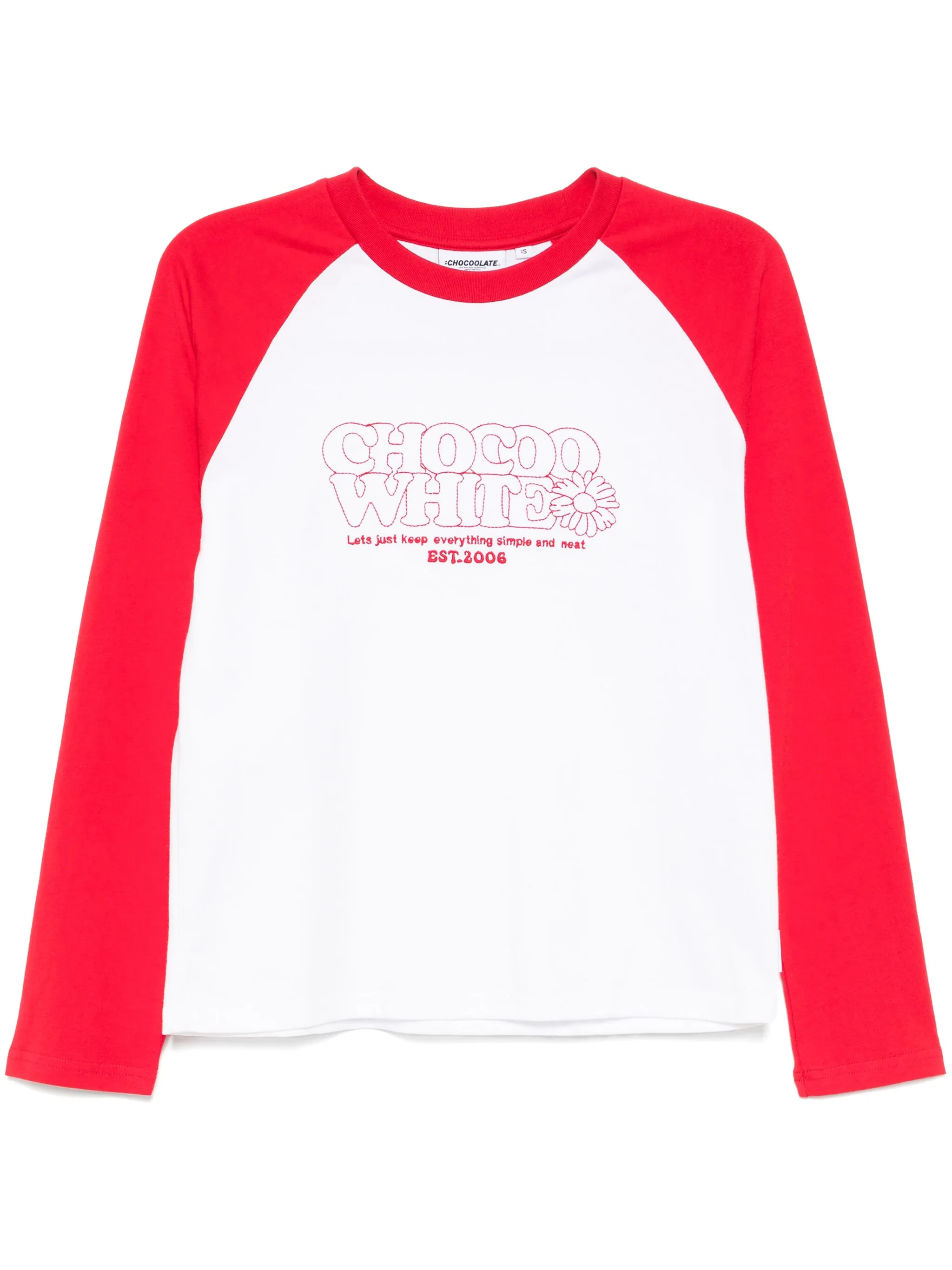 

Футболка Reglan с длинными рукавами Chocoolate, красный