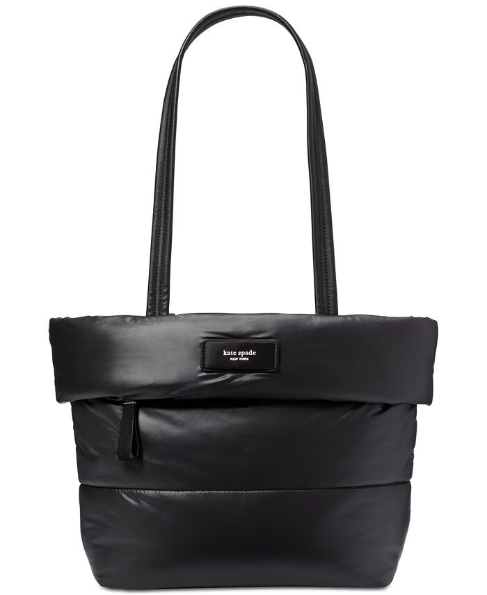 

Маленькая сумка-тоут из пышной ткани kate spade new york, черный
