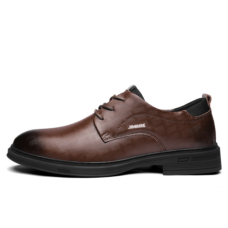 

King Jinmai Мужские повседневные туфли мужские низкие топы коричневые, цвет Brown