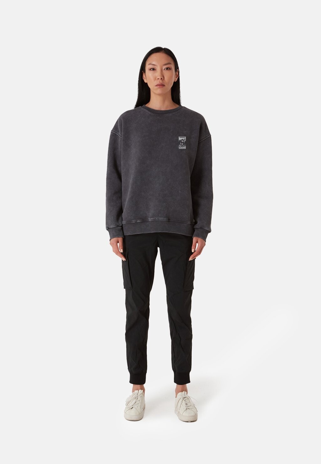 

Толстовка MEDUSA OVERSIZED HEAVY stats, цвет Mottled Grey
