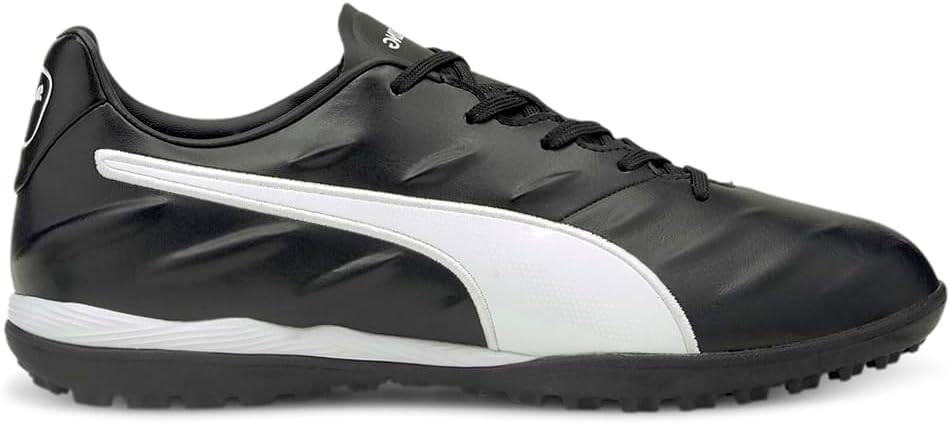 Мужские футбольные бутсы Puma King Pro 21 для твердого поля, черно-белый — фото 2
