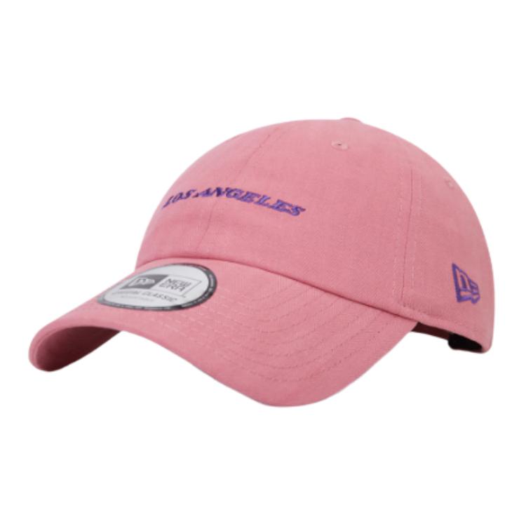 

New Era Хлопковая бейсболка унисекс, розовый