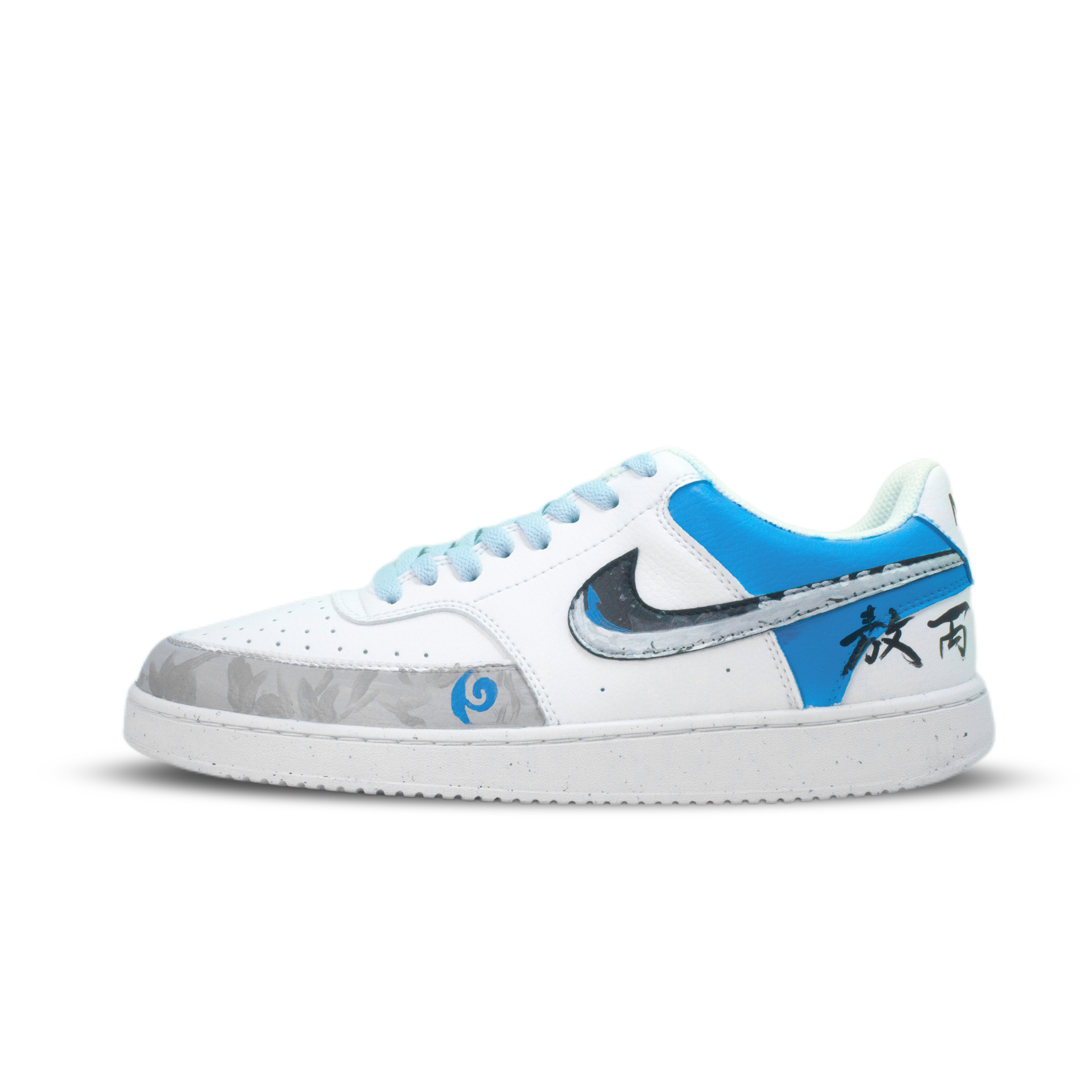 

Nike Кроссовки для скейтбординга Air Force 1 Lv8 Whirlwind Ao Bing, износостойкие, дышащие, низкие, мужские, сине-серо-белые