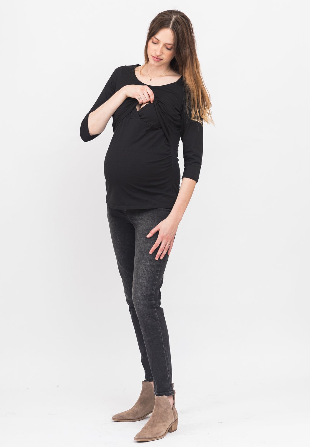 

Топ с длинными рукавами MATERNITY & NURSING 2 IN 1 BASIC Cool Mama, черный