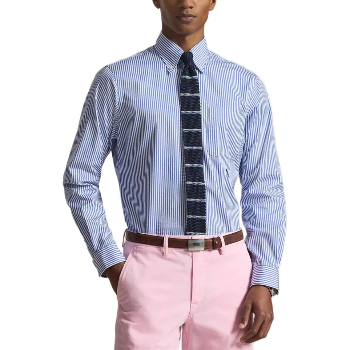 Рубашка классическая мужская Polo Ralph Lauren мультиколор — фото 3