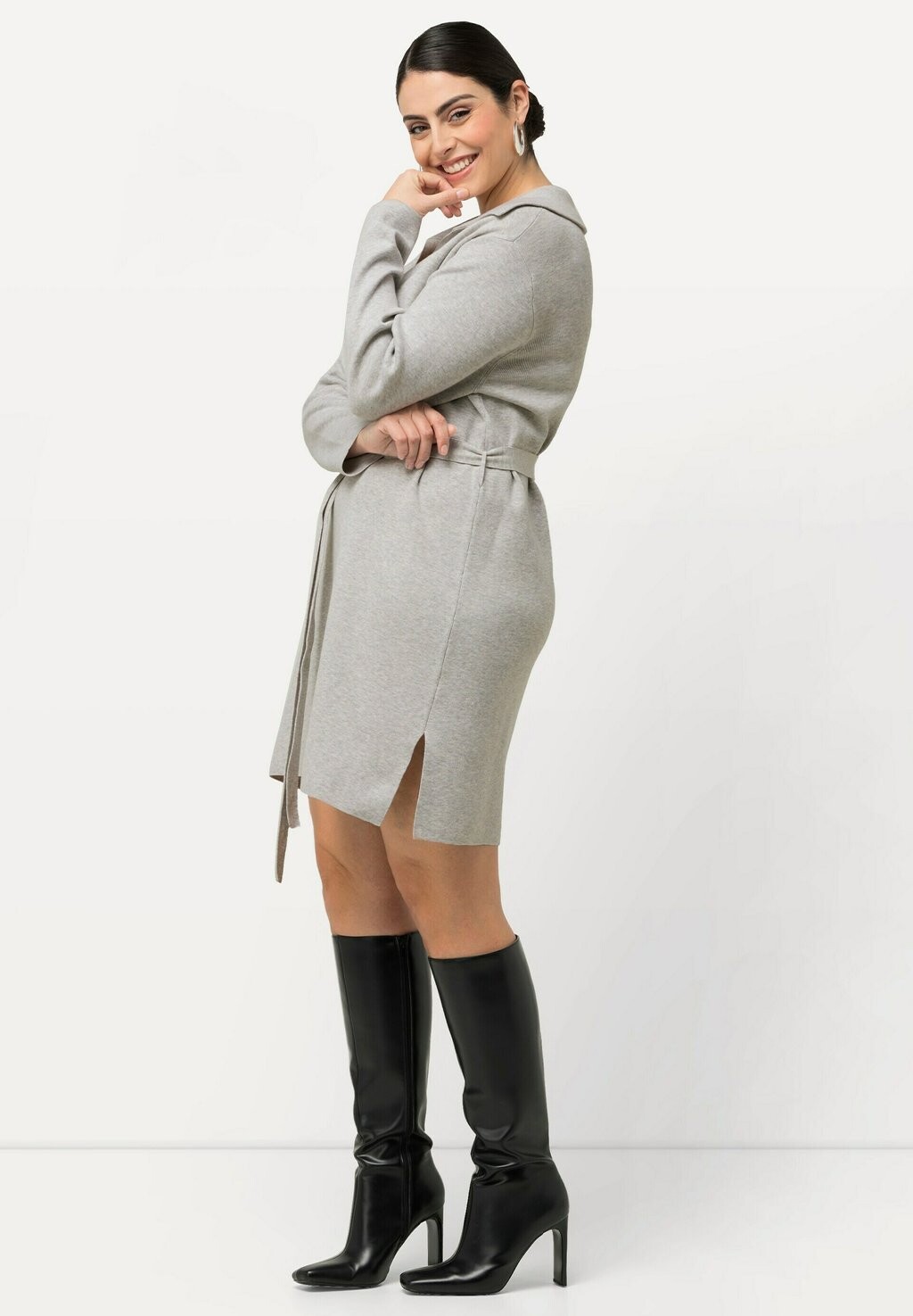 

Платье-джемпер Ulla Popken, цвет Mottled Grey