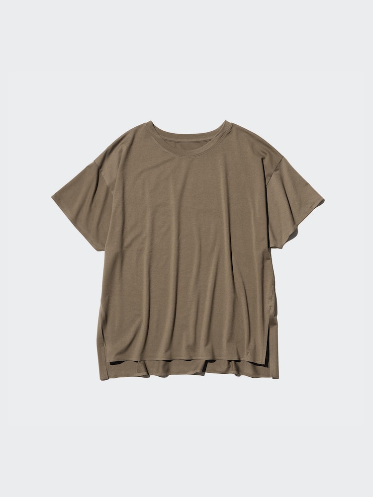 Бесшовная футболка Uniqlo Airism черная — фото 3