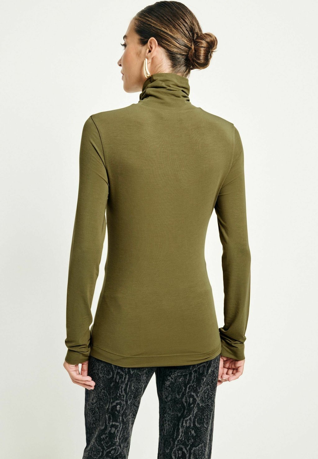

Топ с длинными рукавами SUPER SOFT ROLL NECK Next, зеленый