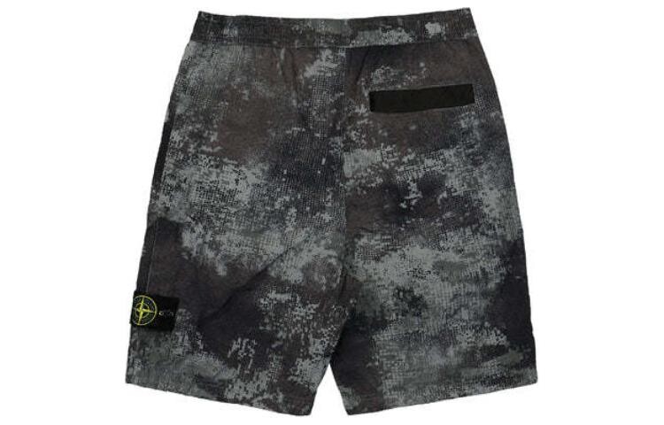 Повседневные шорты мужские серые Stone Island, серый — фото 2