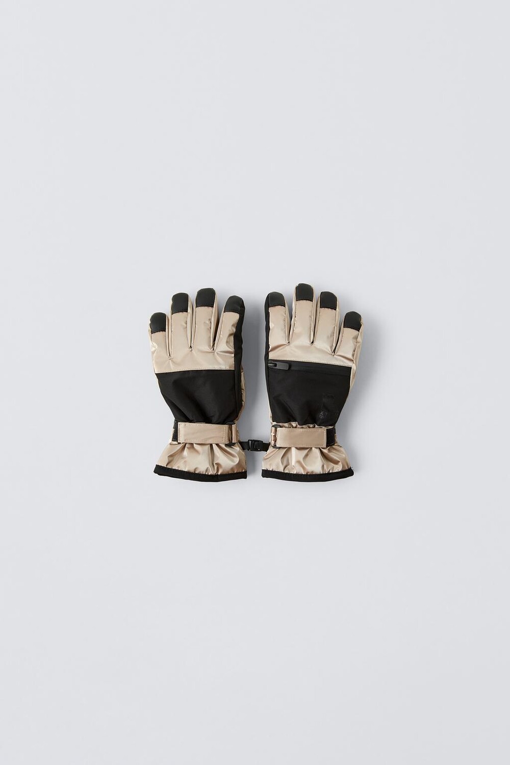 

Нескользящие перчатки для лыжной коллекции ZARA, золотой