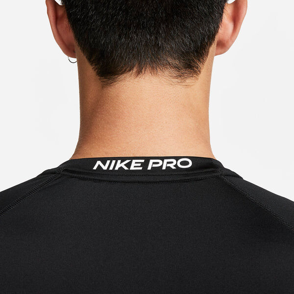 Футболка pro dri fit облегающие с длинным рукавом фитнес-топ Nike, черный — фото 3