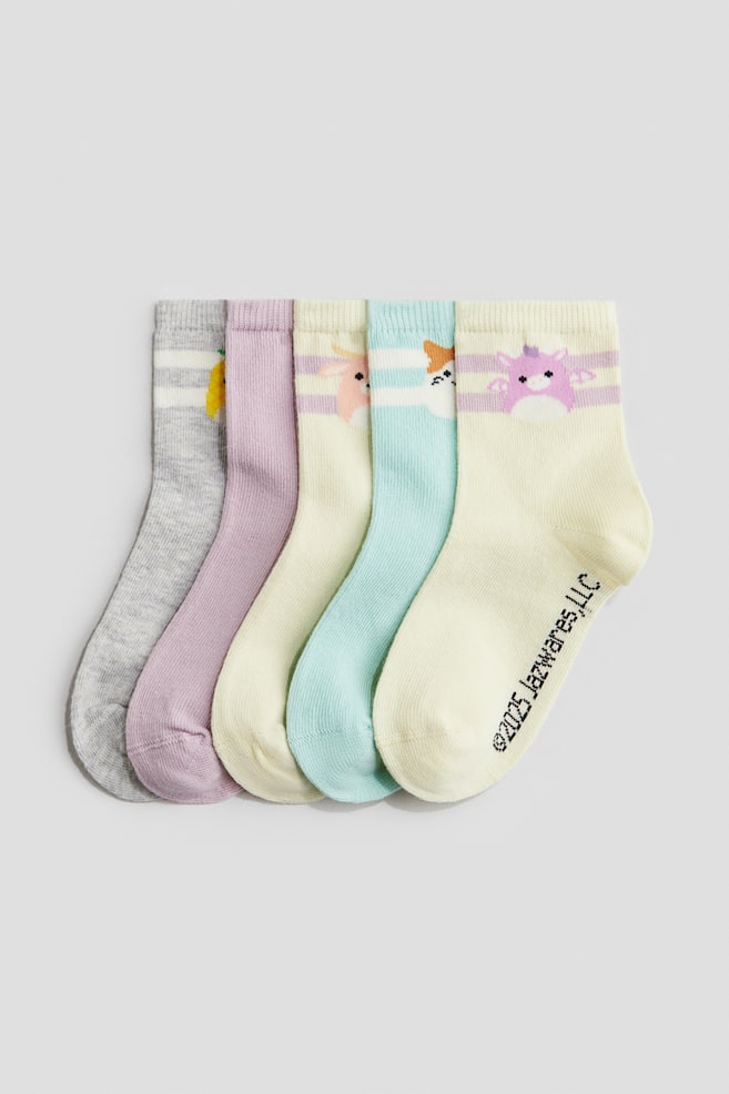 

5 пар носков с рисунком H&M, мультиколор