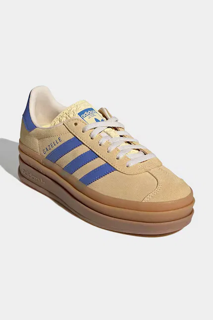 Кроссовки замшевые GAZELLE BOLD Adidas Originals, бежевый — фото 2