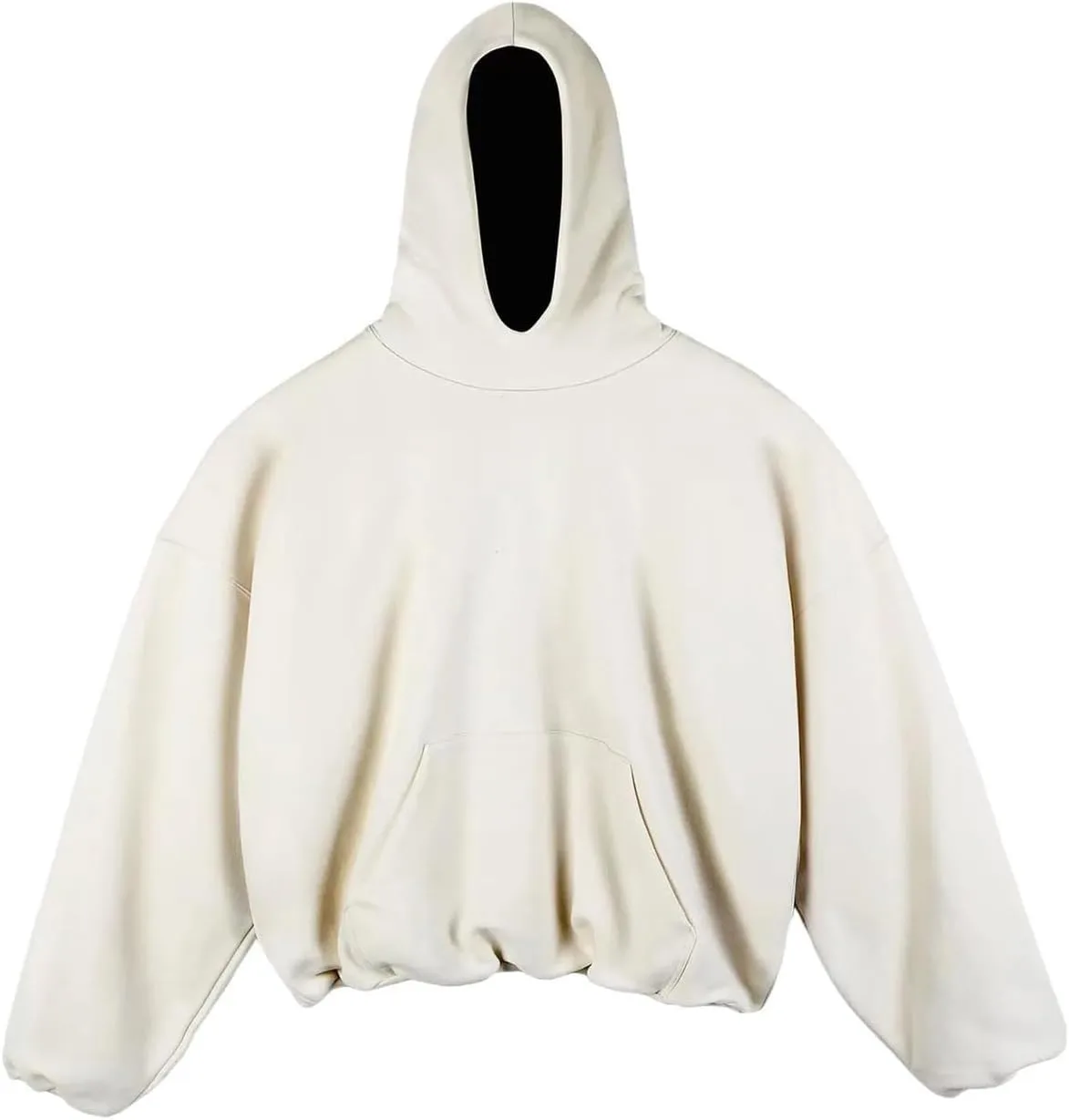 

Мужской уличный худи из хлопкового флиса, оверсайз, двойной слой