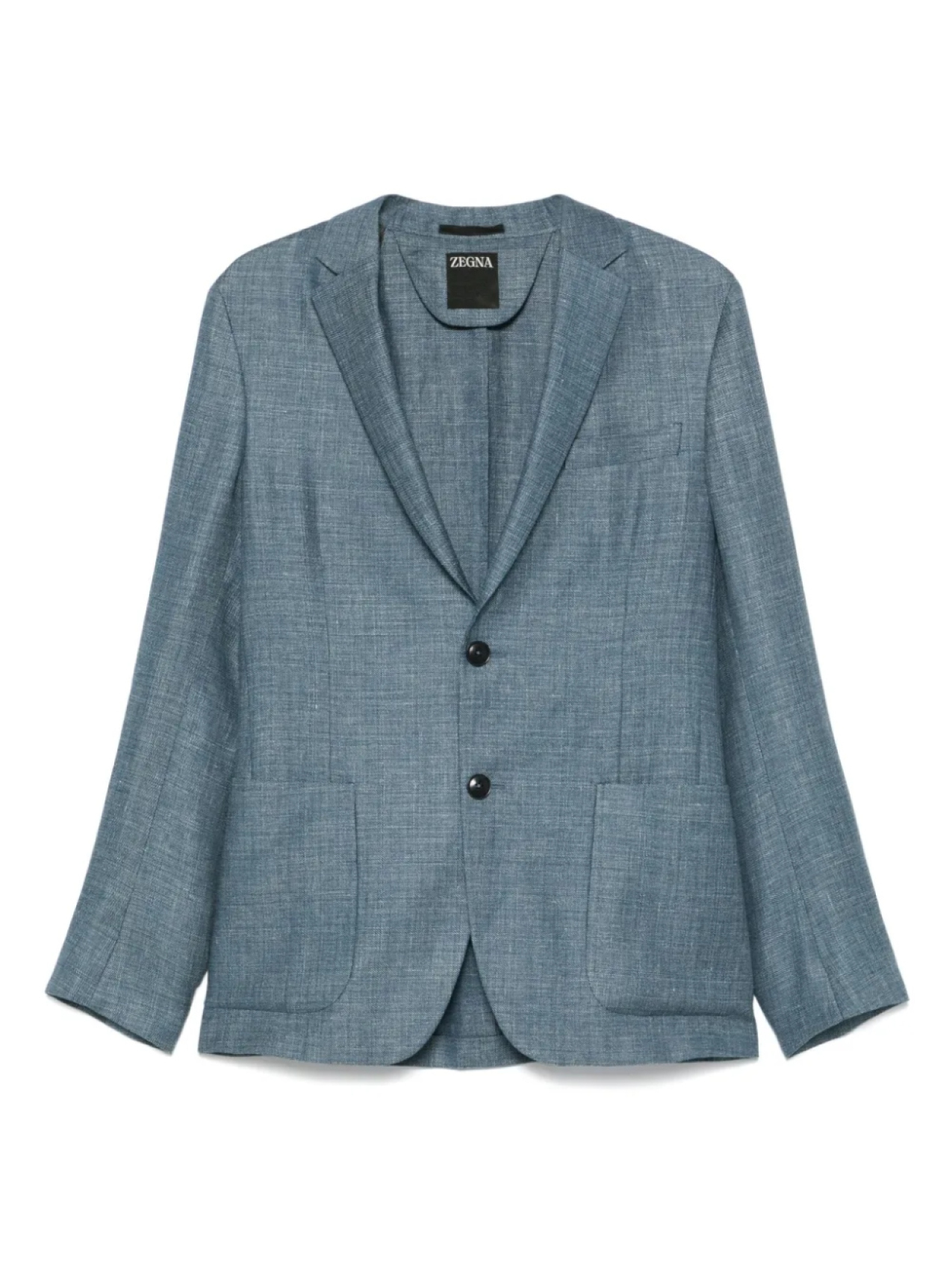 

Однобортный пиджак Zegna, синий