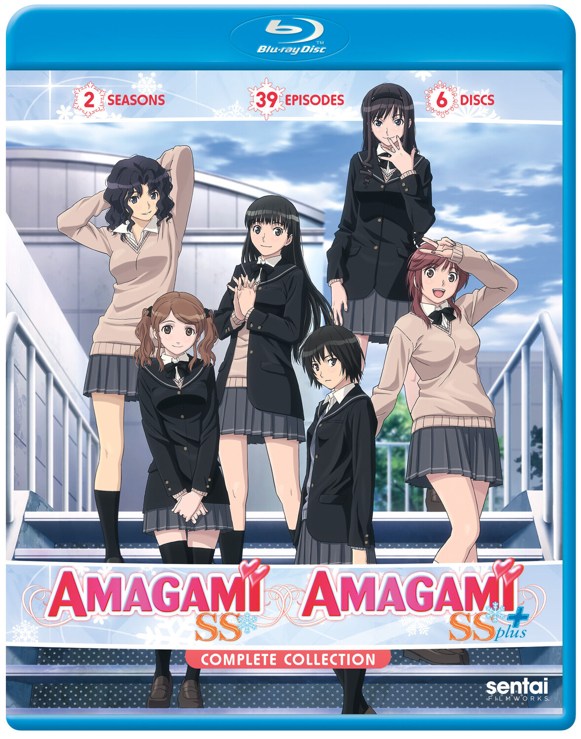 

Blu-Ray диск Amagami SS and Amagami SS+ Complete Collection Blu-ray