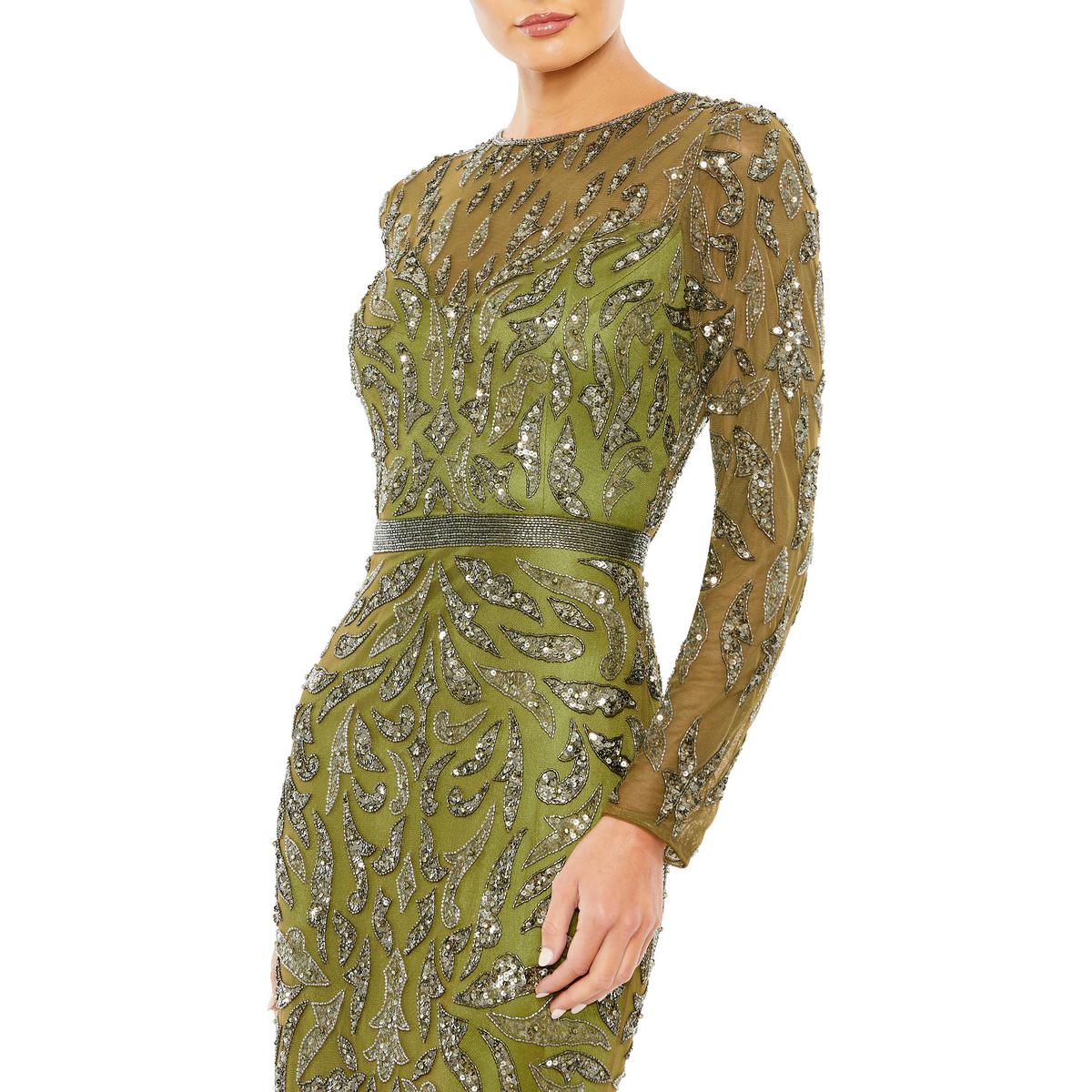 

Женское вечернее платье с декором Mac Duggal