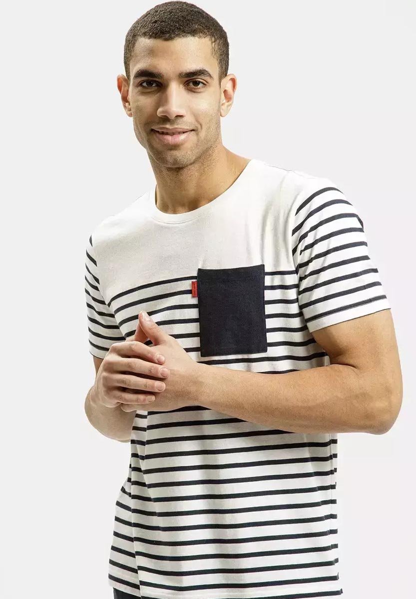

Футболка с принтом Cross Jeans, белый