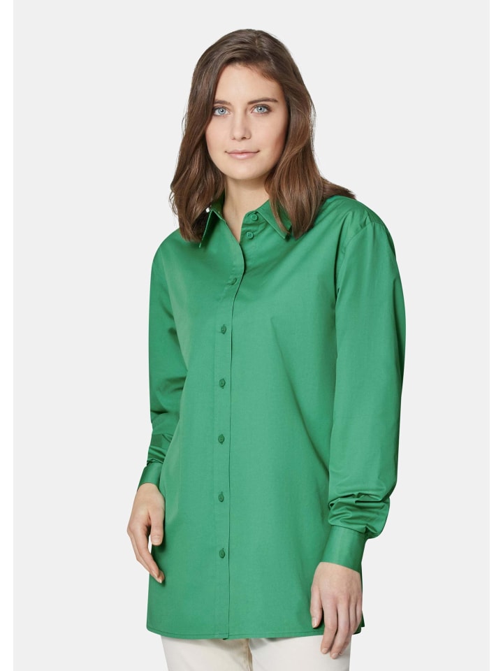 

MADELEINE Рубашка-блузка свободного кроя в стиле «оверсайз» цвета «матча»