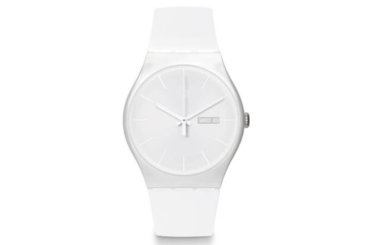 

Унисекс белые часы 41 мм SUOW701 SWATCH