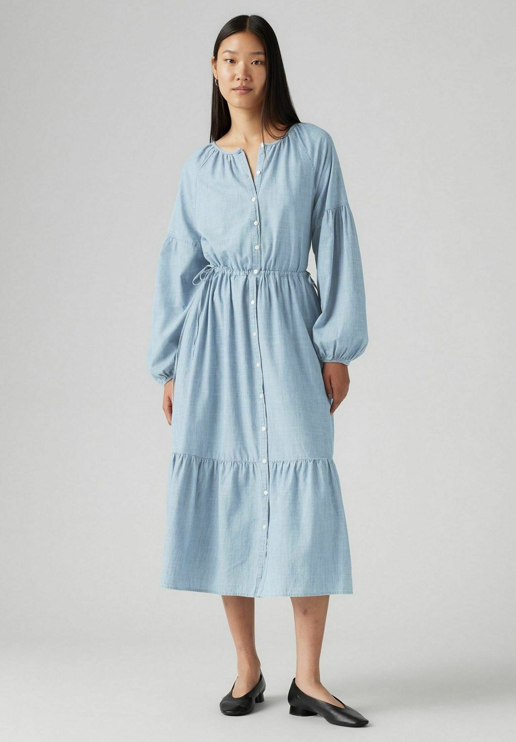 

Платье-рубашка JOLENE LS MAXI DRESS Levi's, синий
