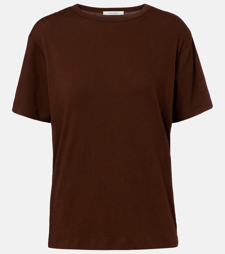 

Мини футболка из хлопковой смеси Entire Studios, Brunette