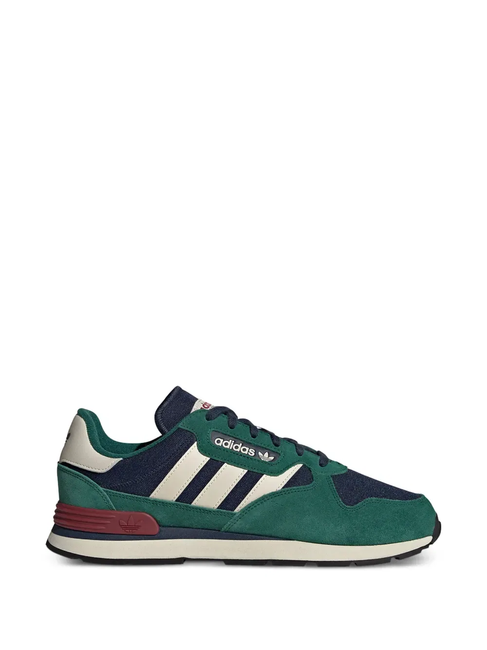Полосатые кроссовки Treziod 2 Adidas, зеленый