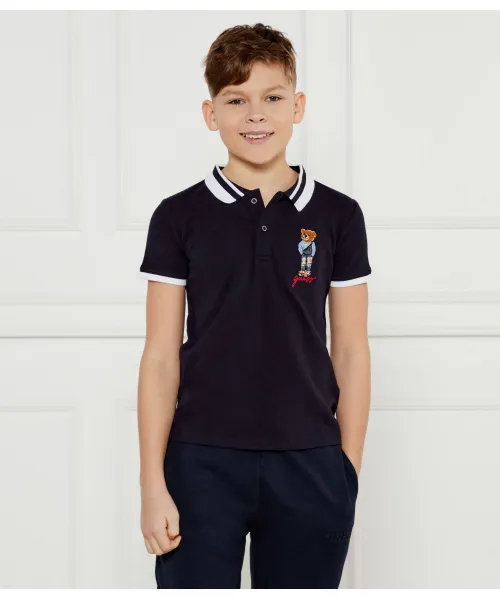 

Футболка поло Regular fit Guess, синий