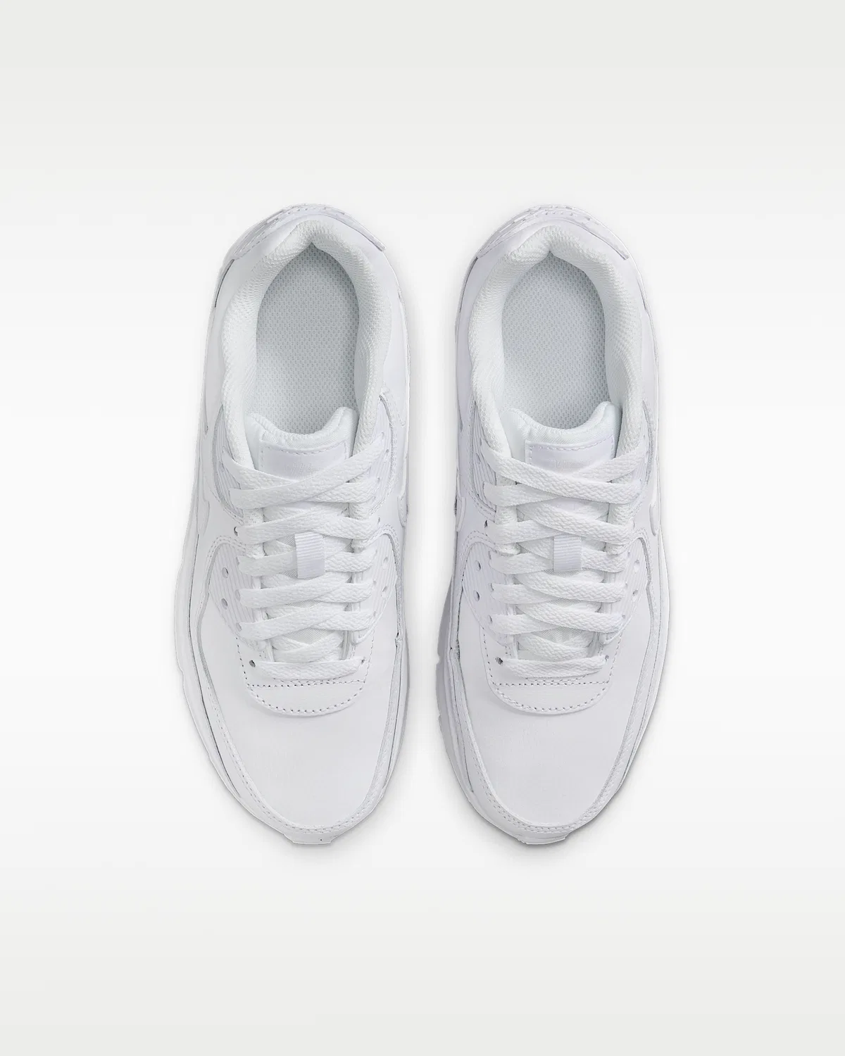 Детские кроссовки Nike Air Max 90 LTR, White/Metallic Silver/White/White — фото 4