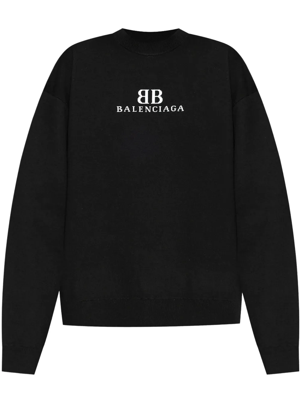 

Свитер с логотипом BALENCIAGA, черный