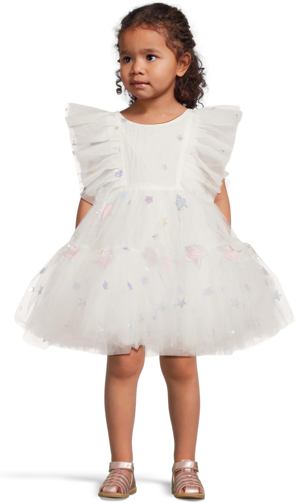 

Платье Lola and The Boys Shooting Star Tulle Dress, белый