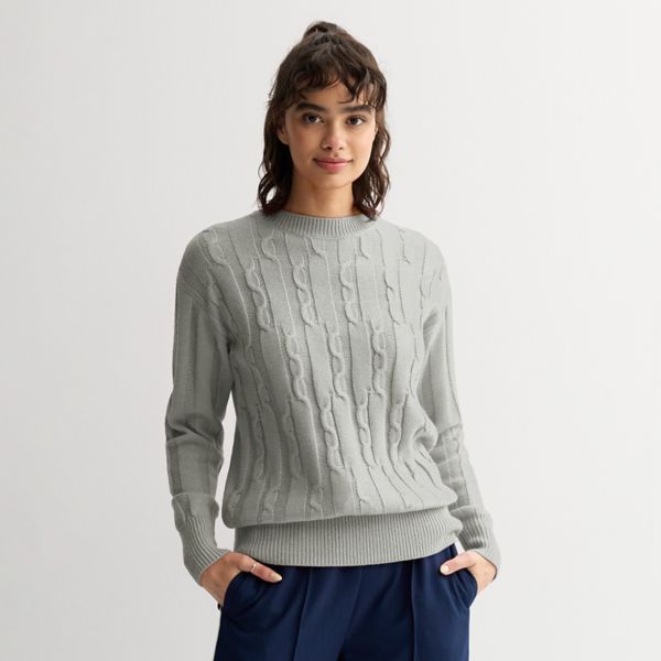 

Свитер-туника с косами для юниоров So, цвет gray fox heather